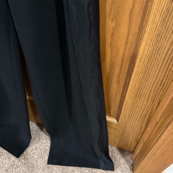 Black Halo Lena Colorblock Jumpsuit Black Size 8 - Picture 8 of 16